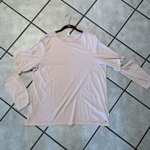 Fabletics long sleeve (cold elbow?) 2x color is pale pink